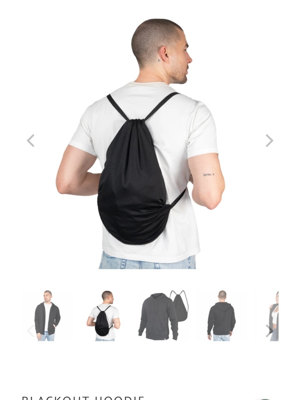 Zip & Pullover Hoodies in Charcoal and Light Gray that can turn into a Backpack🤗 - Picture 3 of 6